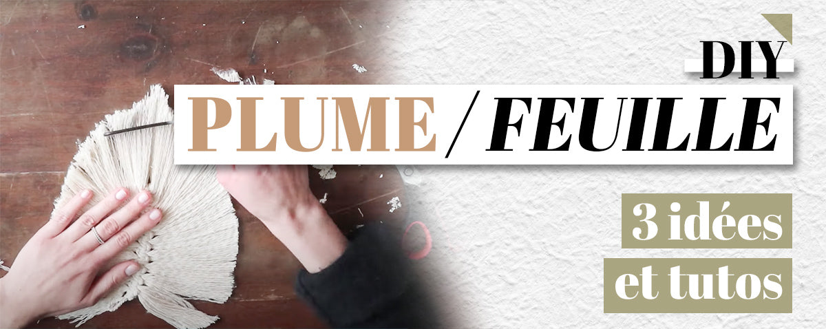 Feuille / Plume en Macramé : Tutos Faciles – Mon boho macramé