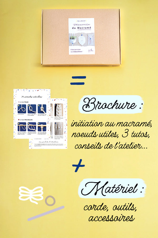 Coffret Découverte du macramé
