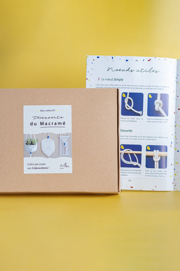 Coffret Découverte du macramé