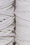 Bobines de corde à macramé tressées 5 m et 8 mm beige