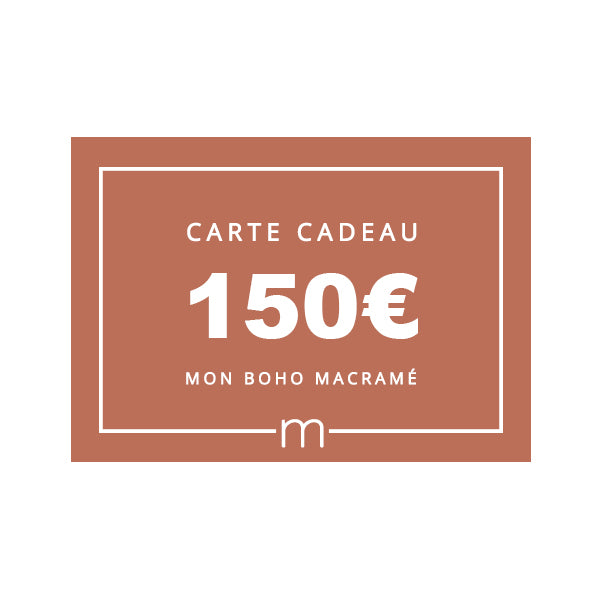 carte cadeau 150€