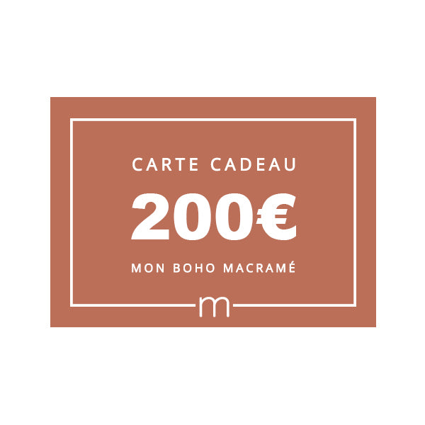 carte cadeau 200€