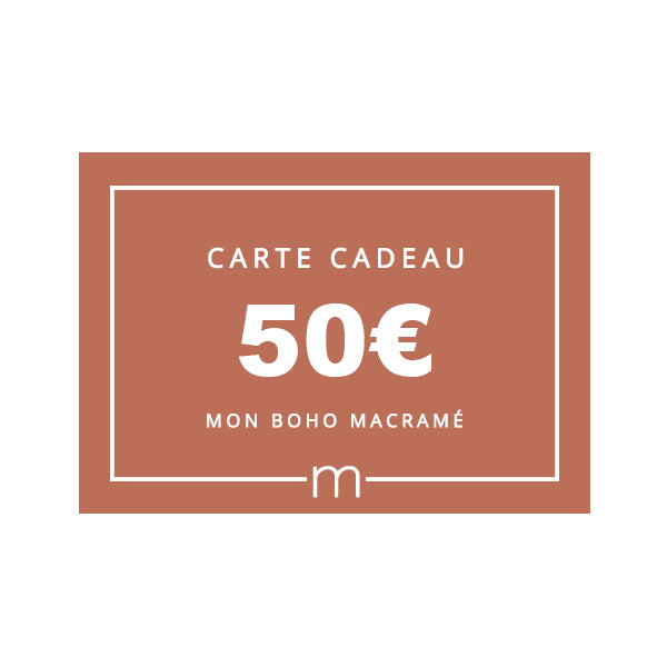 carte cadeau 50€