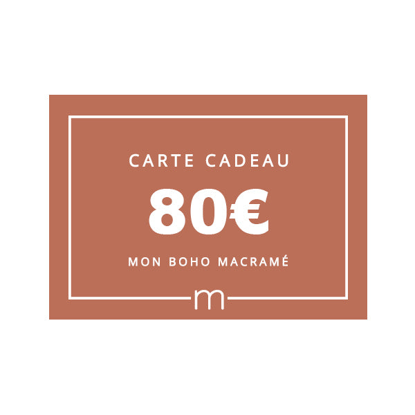carte cadeau 80€