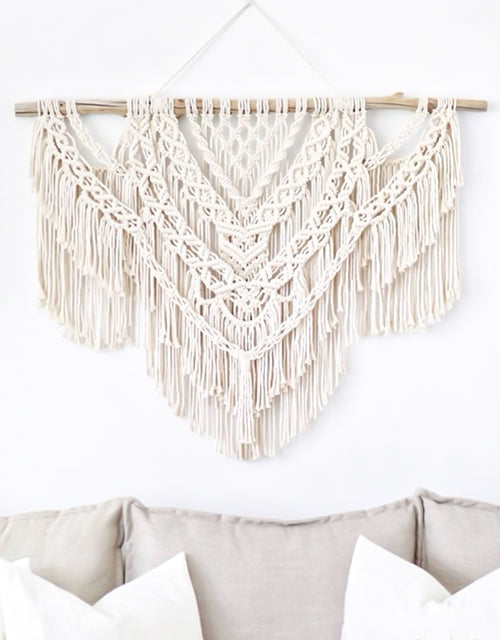 déco tete de lit macramé