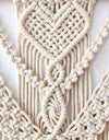 motifs de l'ornement mural en macramé