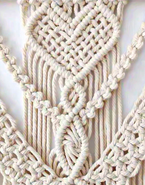 motifs de l'ornement mural en macramé