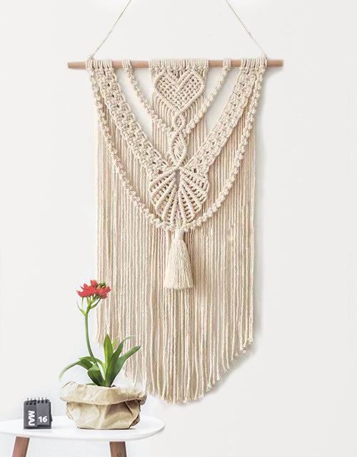 ornement mural macramé