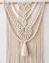 zoom sur ornement mural macramé