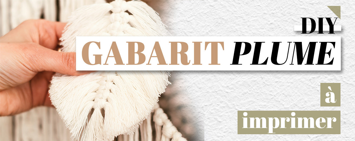 Gabarit Plume Macramé à Imprimer Gratuit