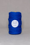 Bobine de corde à macramé 4 mm 100 mètres bleu roi