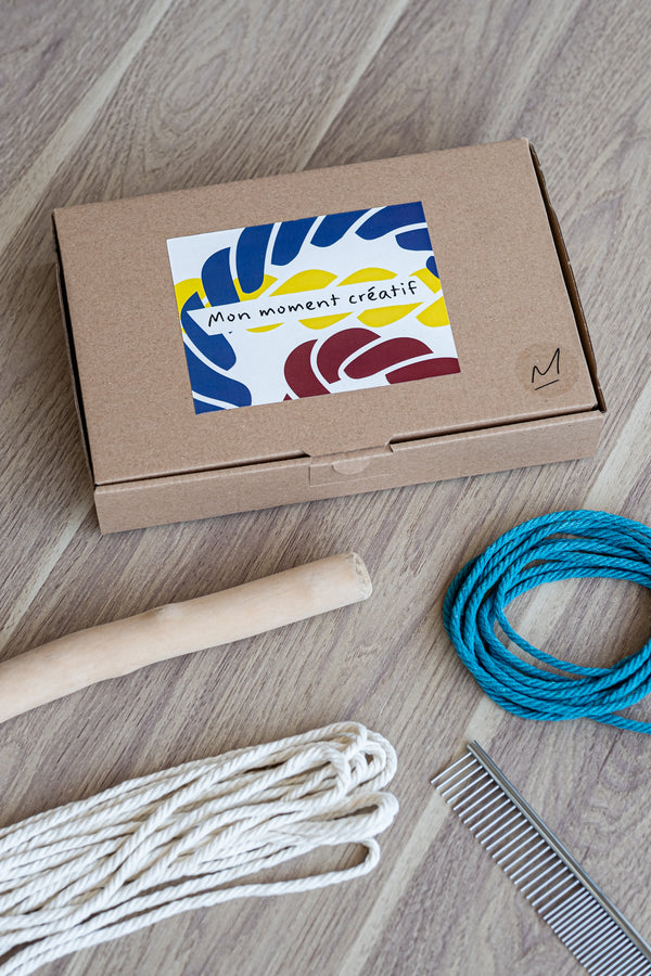 Kit Plume Colorée bois flotté