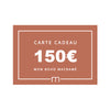 carte cadeau 150€