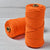 bobines coton torsadé 3 mm orange