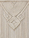 tressage d'un macramé ethnique mural